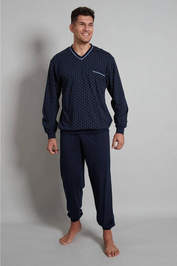 Götzburg pyjama donkerblauw