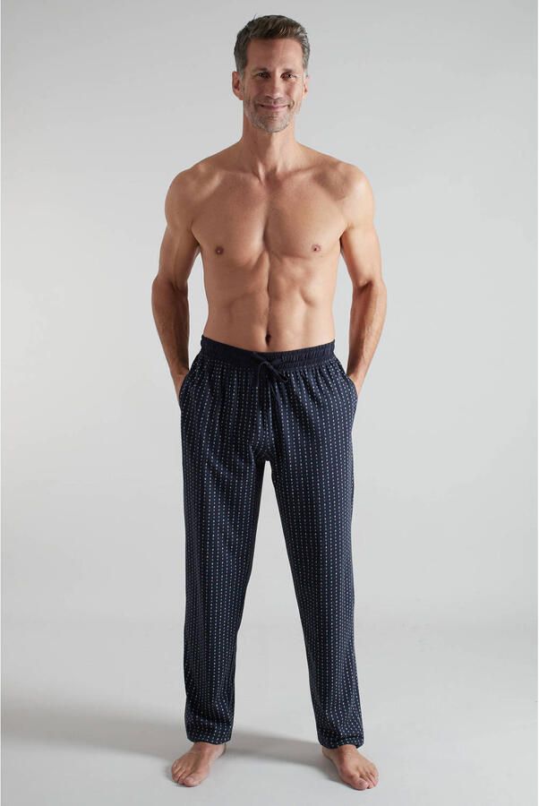 Götzburg pyjamabroek donkerblauw