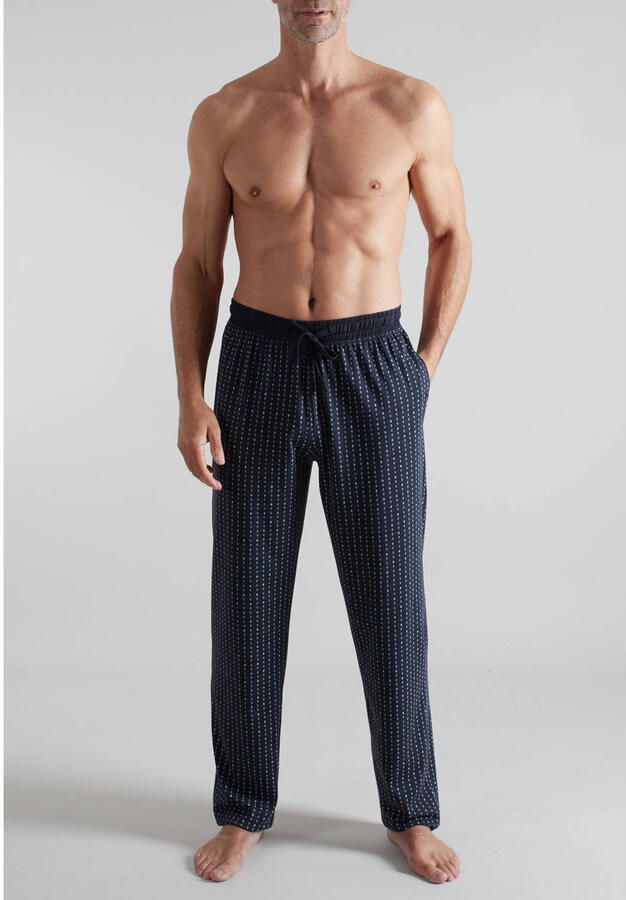 Götzburg pyjamabroek donkerblauw - Foto 2