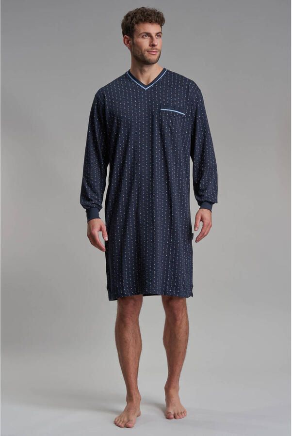 Götzburg slaapshirt donkerblauw - Foto 2