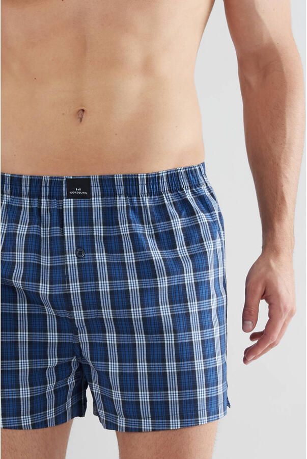 Götzburg Wäsche Boxershort met labelpatch in een set van 2 stuks