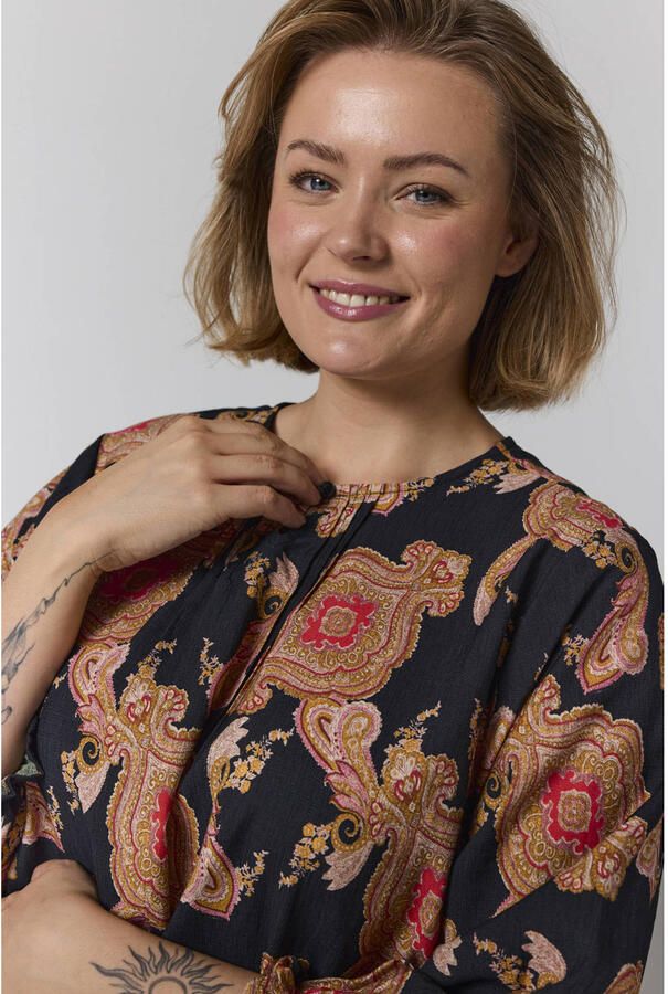 Gozzip blouse met print meerkleurig - Foto 3