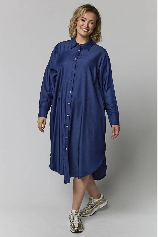 Gozzip blousejurk donkerblauw - Foto 2
