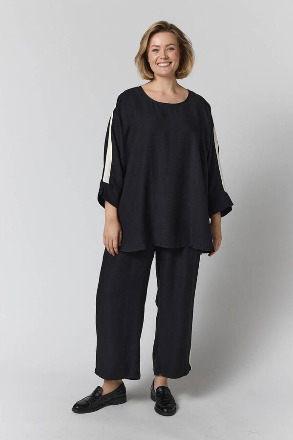 Gozzip Plus Size blouse zwart - Foto 2