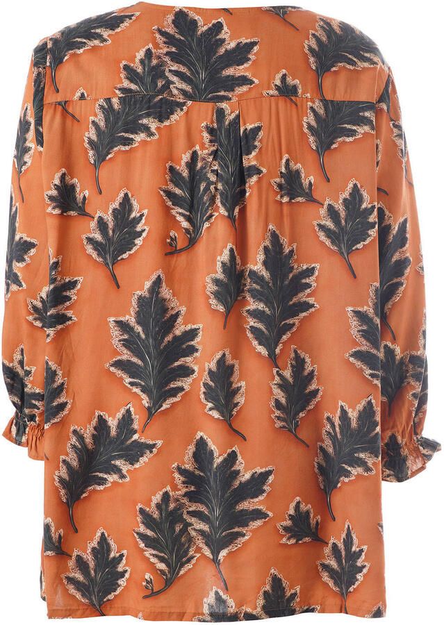 Gozzip top met print oranje zwart - Foto 2