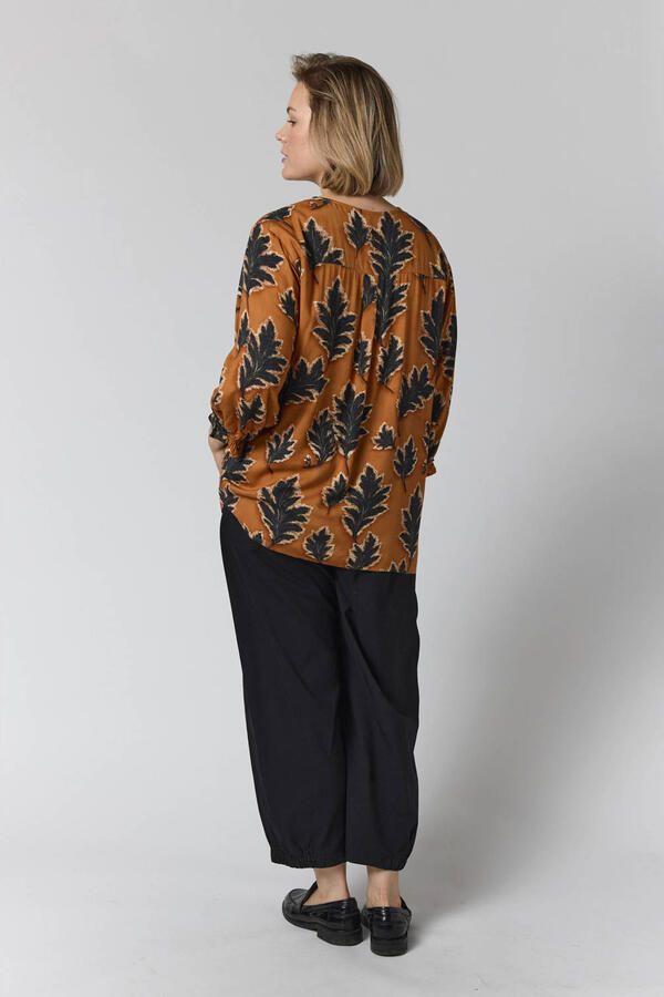 Gozzip top met print oranje zwart - Foto 3