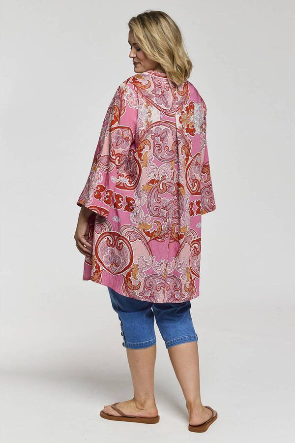 Gozzip tuniek met paisley print roze - Foto 2