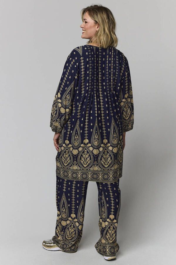 Gozzip tuniek Plus Size met print donkerblauw - Foto 3