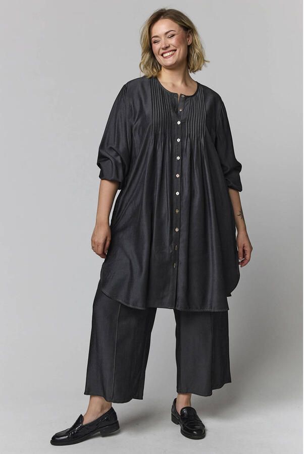 Gozzip tuniek Plus Size zwart
