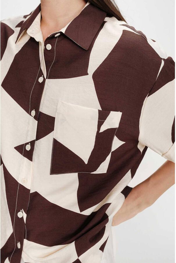 GRACE & MILA Dames Tops & T-shirts Ss2617099 Bruin - Foto 6