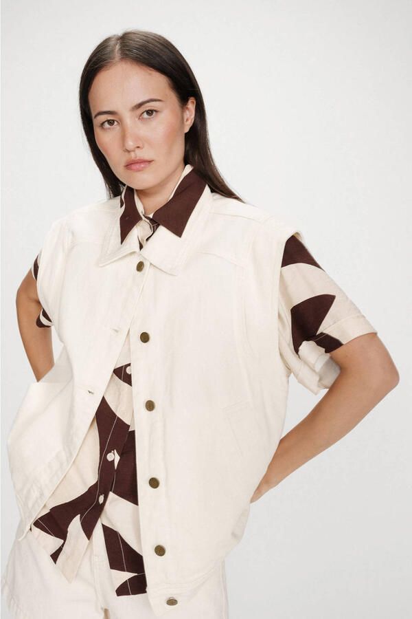 GRACE & MILA Dames Tops & T-shirts Ss2617099 Bruin - Foto 5