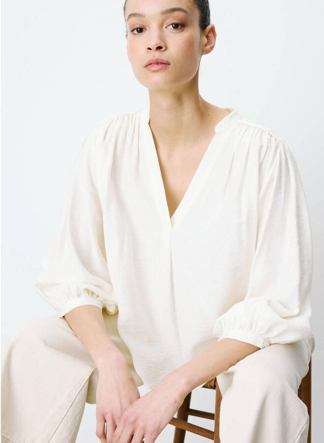 GRACE & MILA Dames Blouses Blouse Ecru - Foto 6