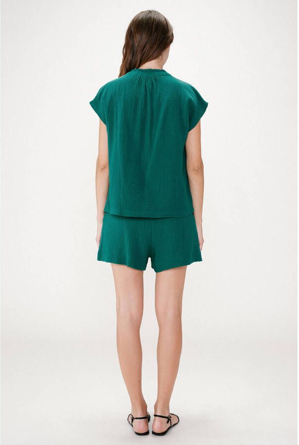 Grace & Mila blouse groen - Foto 2