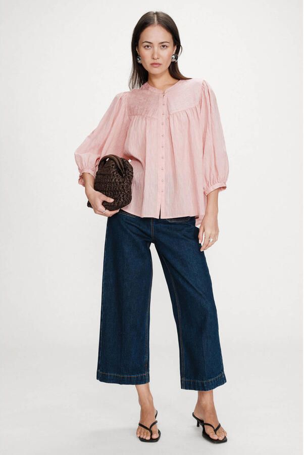 Grace & Mila blouse lichtroze - Foto 2
