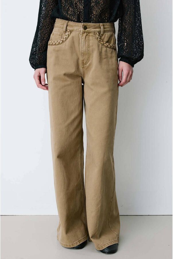 Grace & Mila flared jeans camel