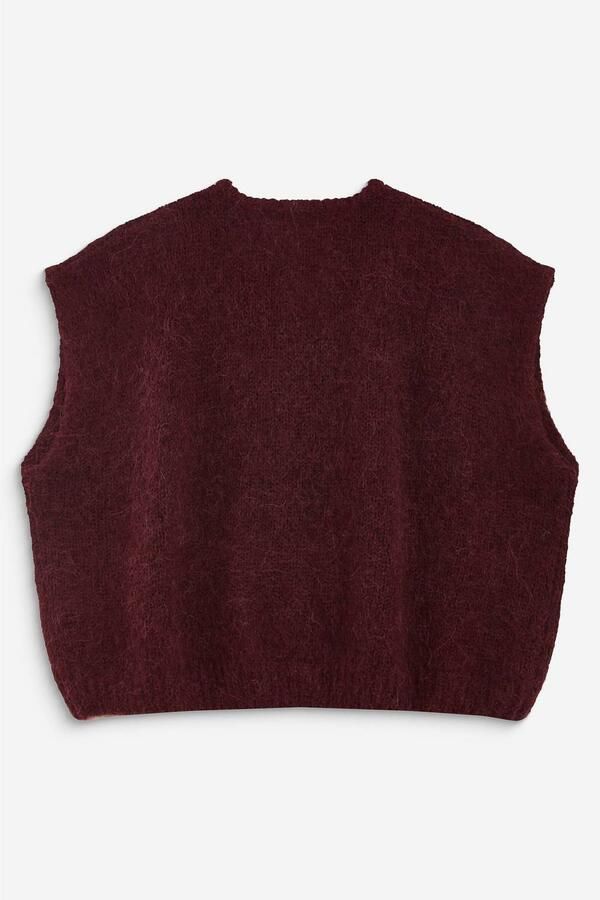GRACE & MILA Dames Truien & Vesten Cardigan Bordeaux - Foto 7