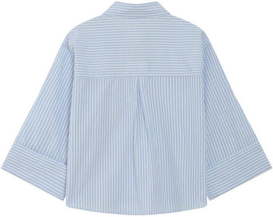 GRACE & MILA Dames Tops & T-shirts Ss2617082 Lichtblauw - Foto 6