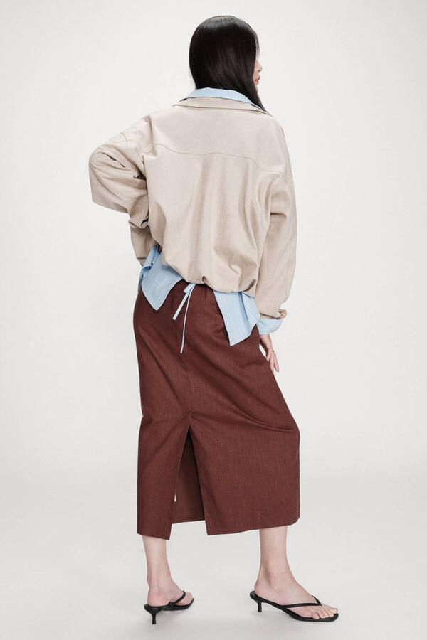GRACE & MILA Dames Jassen Ss26111017 Beige - Foto 7