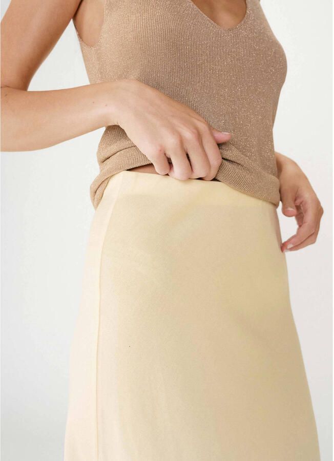 Grace & Mila maxi rok geel - Foto 2