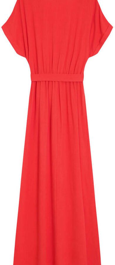 Grace & Mila midi jurk rood - Foto 3