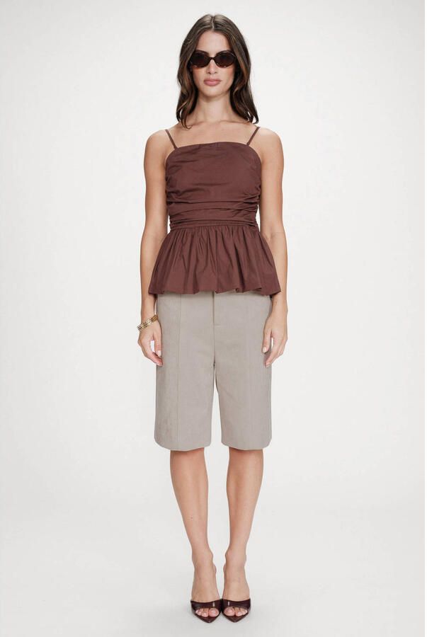 GRACE & MILA Dames Tops & T-shirts Ss2617087 Bruin - Foto 6