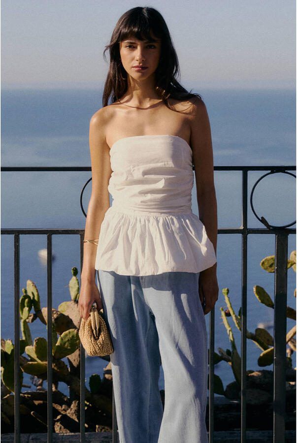 GRACE & MILA Dames Tops & T-shirts Ss2617087 Wit - Foto 5