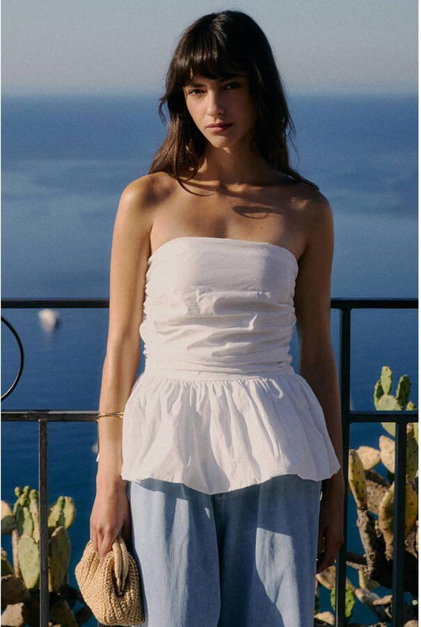GRACE & MILA Dames Tops & T-shirts Ss2617087 Wit - Foto 6
