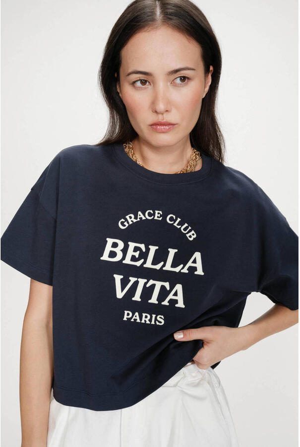 Grace & Mila T-shirt marineblauw