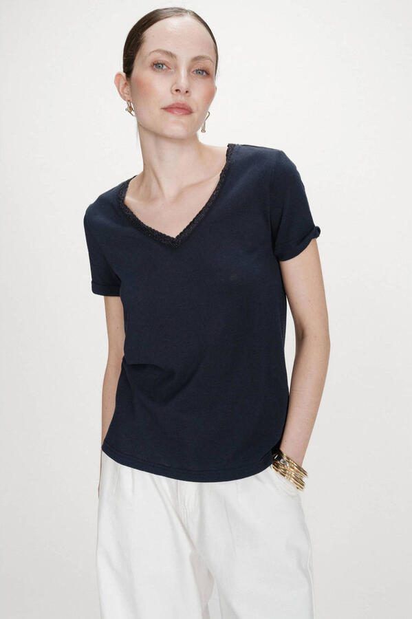 Grace & Mila T-shirt marineblauw - Foto 3
