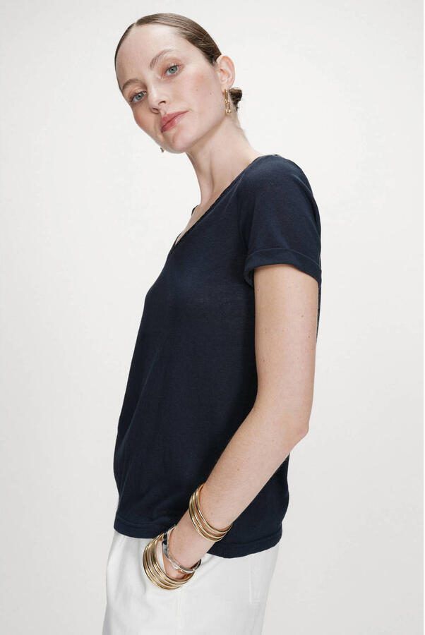 Grace & Mila T-shirt marineblauw - Foto 2