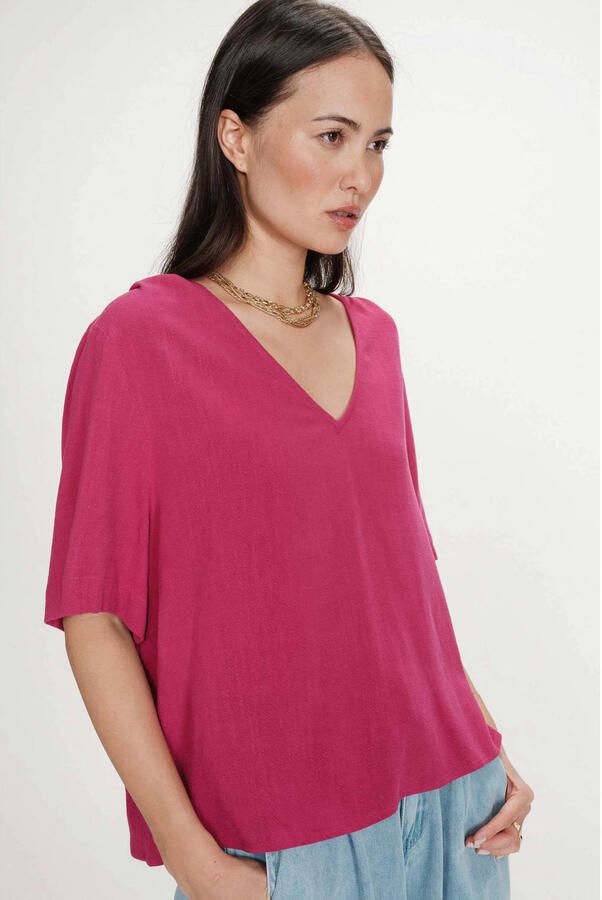 Grace & Mila top fuchsia