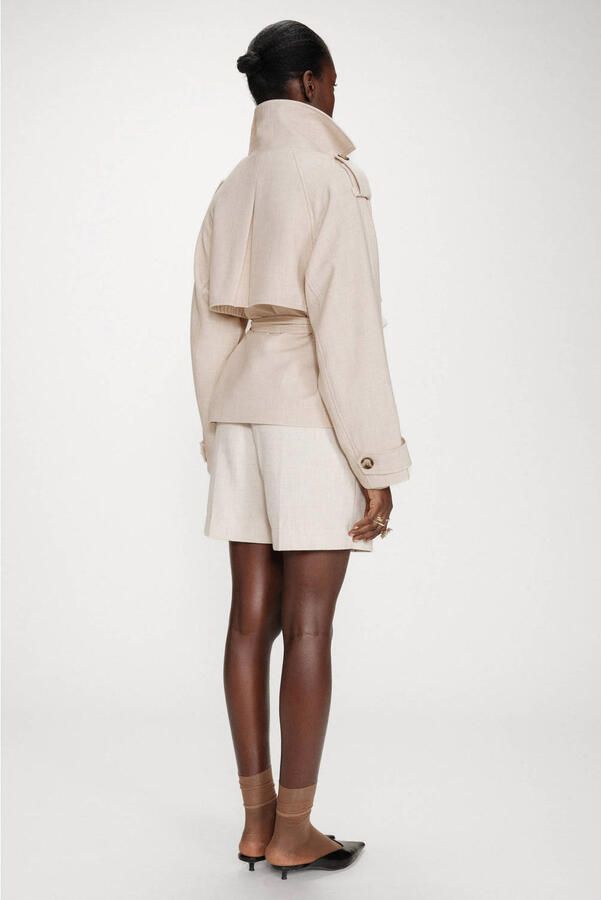 GRACE & MILA Dames Jassen Ss26111004 Beige - Foto 6