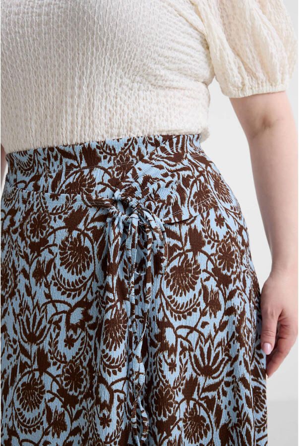GREAT LOOKS crinkle maxi wikkelrok met bloemenprint - Foto 2
