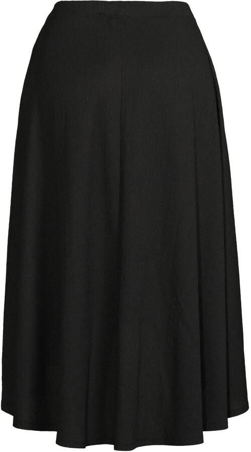 GREAT LOOKS crinkle maxi wikkelrok zwart - Foto 4