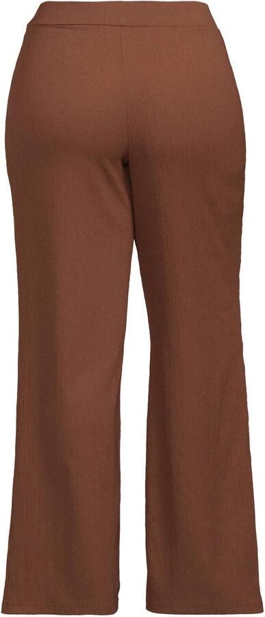 GREAT LOOKS crinkle wide leg broek bruin - Foto 2