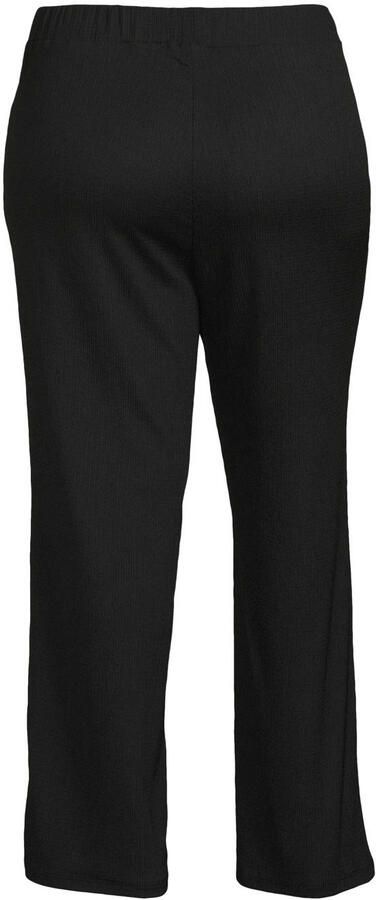 GREAT LOOKS crinkle wide leg broek zwart Dames Jersey Effen 44 - Foto 5