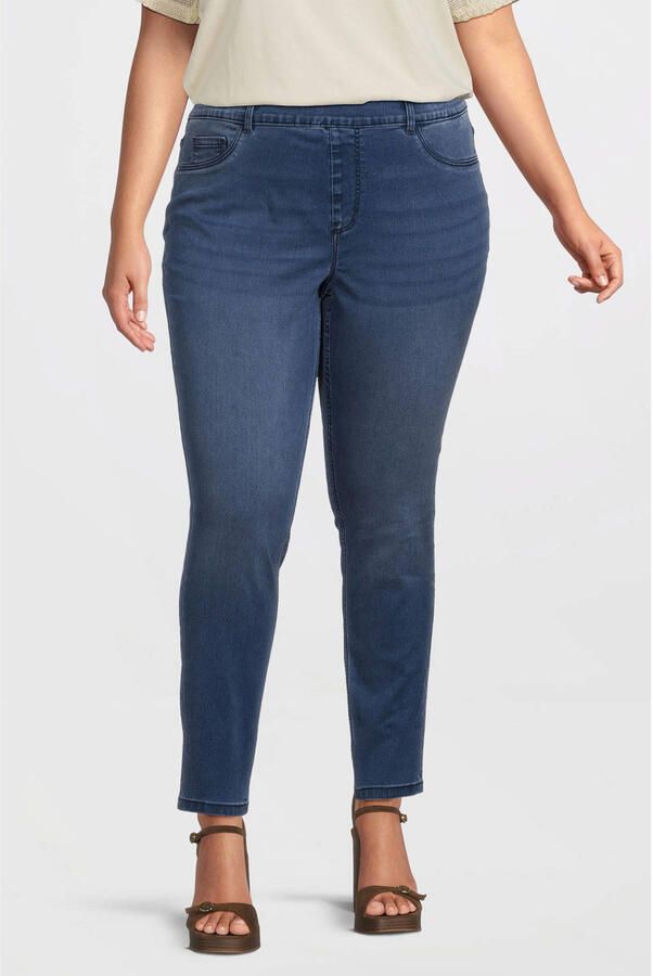 GREAT LOOKS High rise jegging blauw - Foto 2