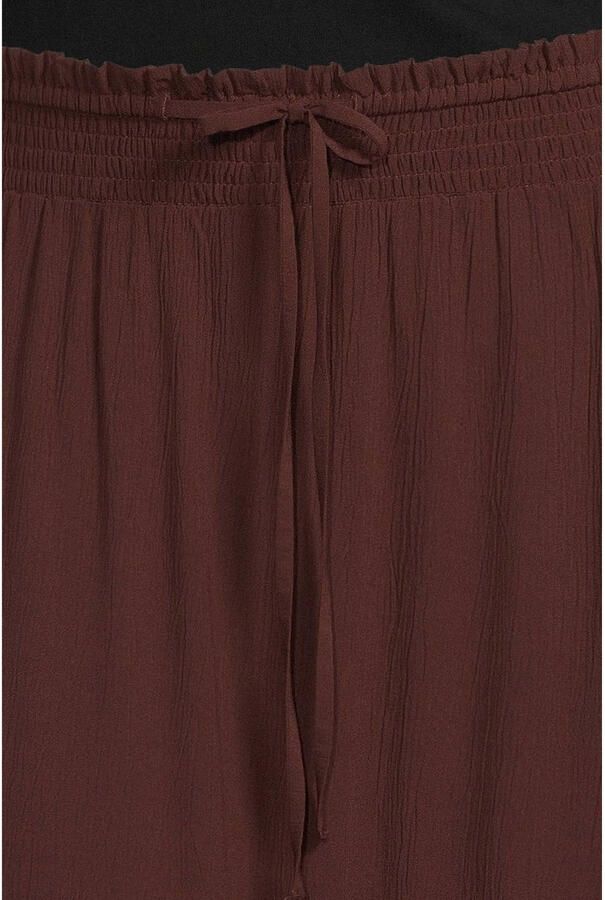 GREAT LOOKS maxi crinkle rok bruin