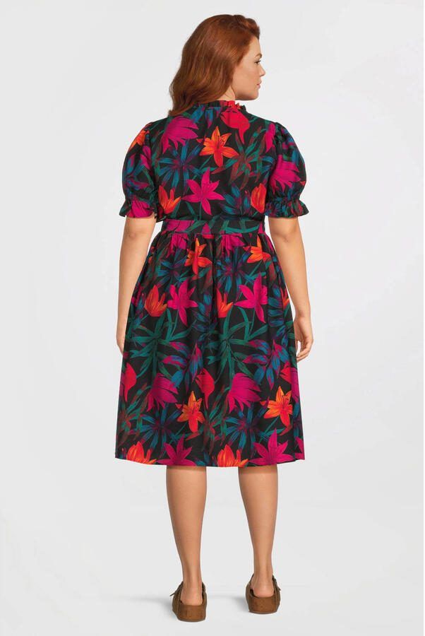 GREAT LOOKS midi jurk met bloemenprint - Foto 2
