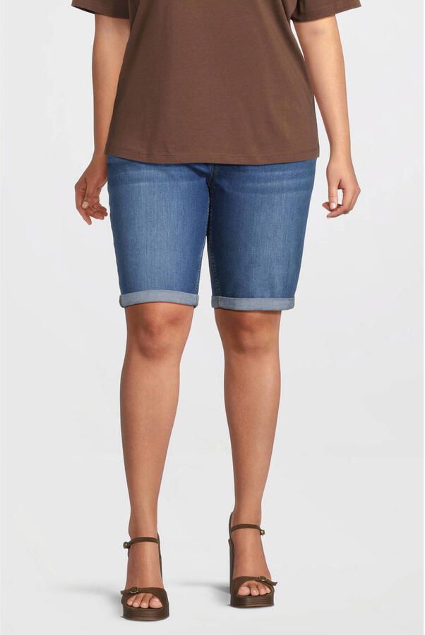 GREAT LOOKS regular fit denim short medium blue