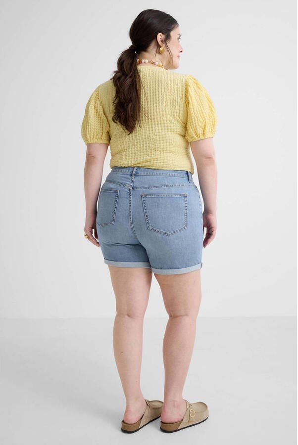 GREAT LOOKS relaxed fit denim short light blue - Foto 3