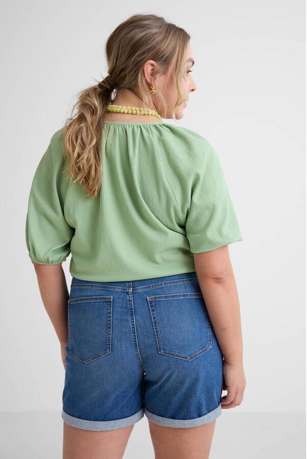 GREAT LOOKS relaxed fit denim short medium blue - Foto 3