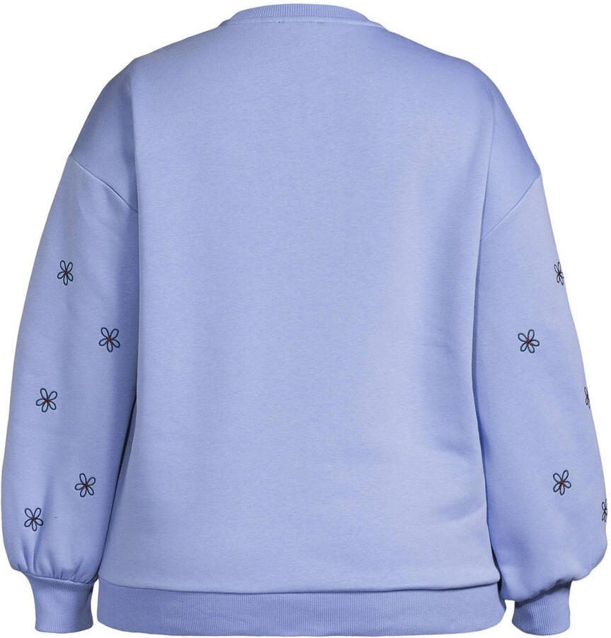 GREAT LOOKS sweater met borduursels blauw - Foto 2