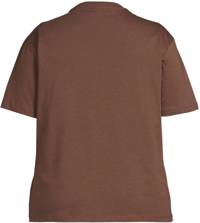 GREAT LOOKS T-shirt met printopdruk bruin - Foto 2