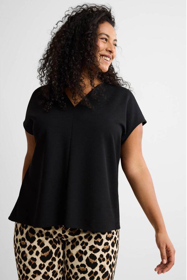GREAT LOOKS top zwart - Foto 3