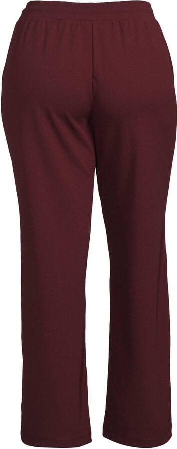 GREAT LOOKS wide leg broek bordeauxrood - Foto 3
