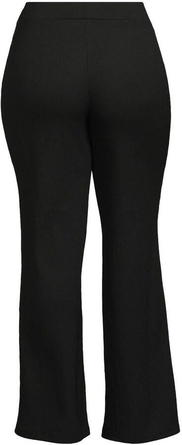 GREAT LOOKS wide leg broek met textuur zwart - Foto 3