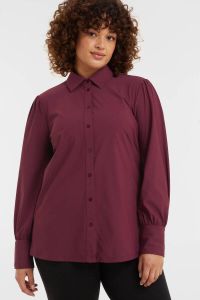 GREAT LOOKS Travel blouse burgundy