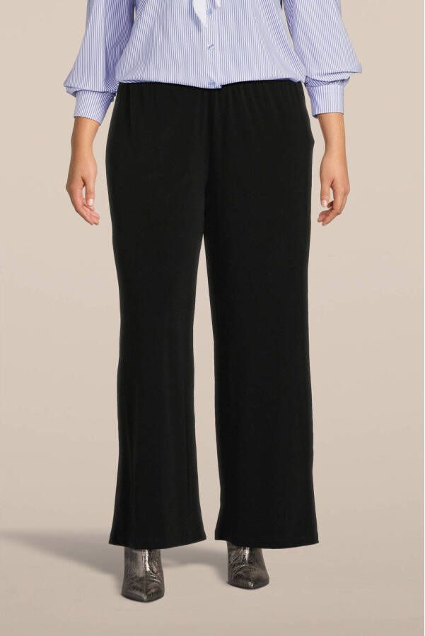 GREAT LOOKS wide leg broek zwart