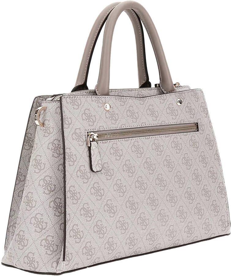 GUESS handtas Zamira met logoprint lichtroze - Foto 4